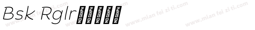 Biski Regular字体转换